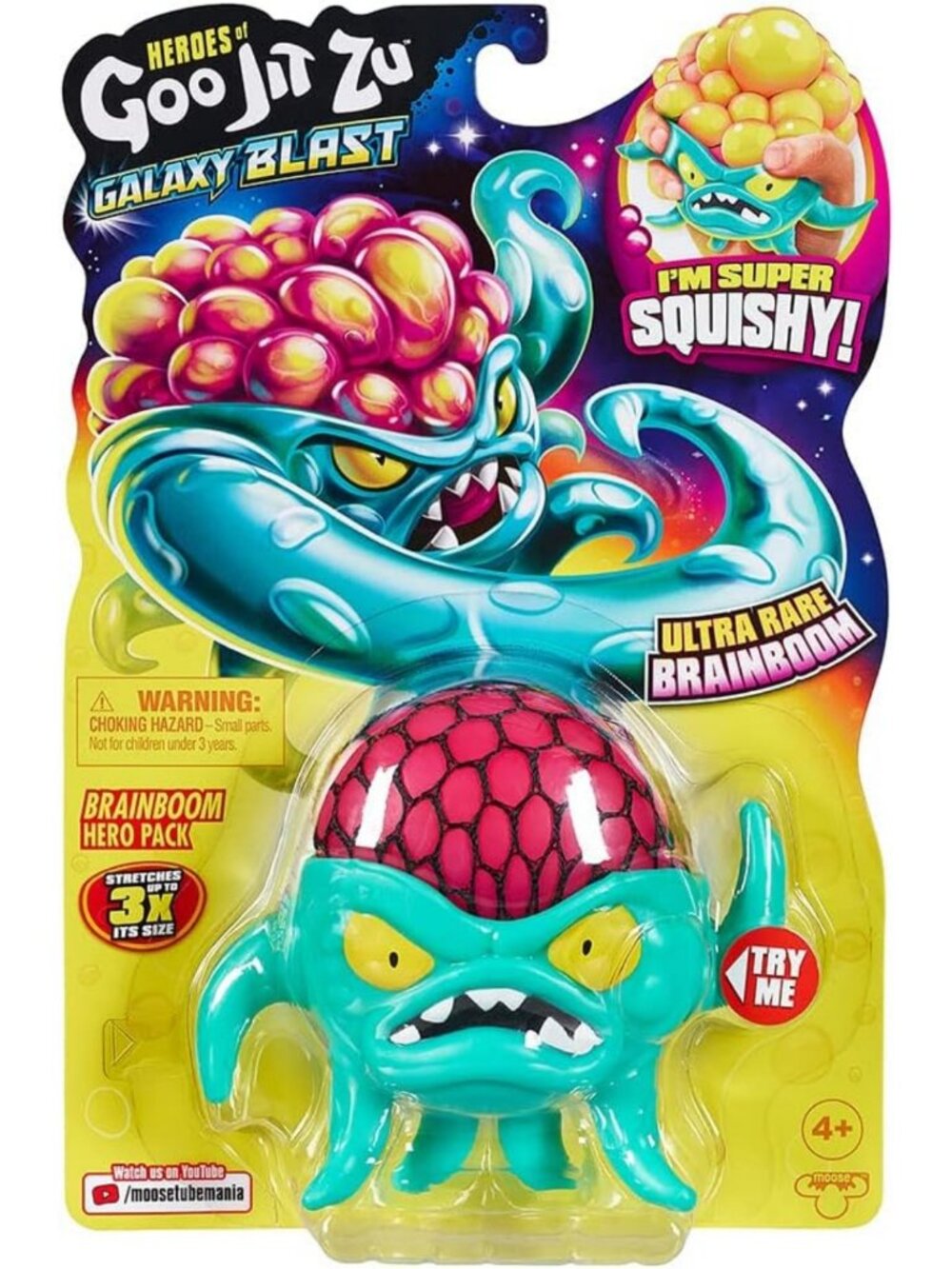 Galaxy Blast Multi-Color Squeeze Toy | Heroes of Goo Jit Zu | Fun Anime
